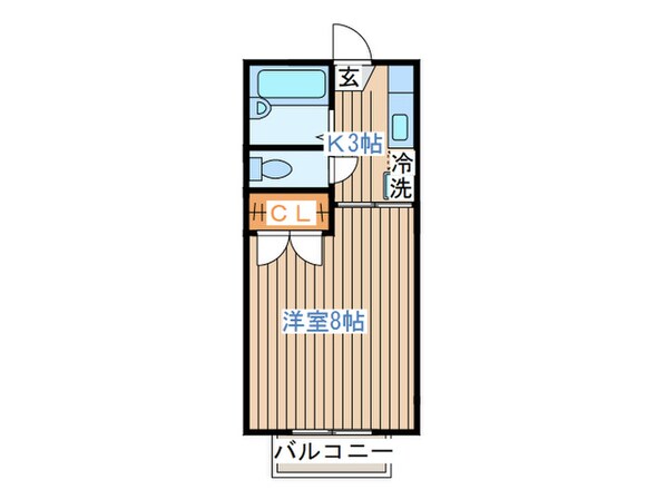 ｺﾝﾃｯｻ中山台の物件間取画像